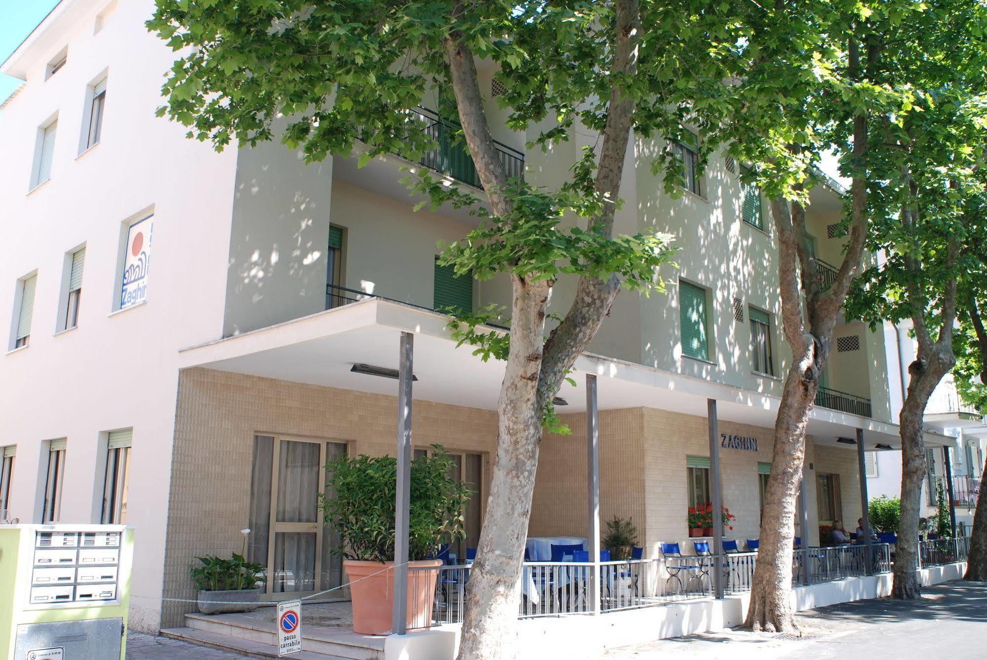 Hotel Zaghini Rimini Exteriér fotografie
