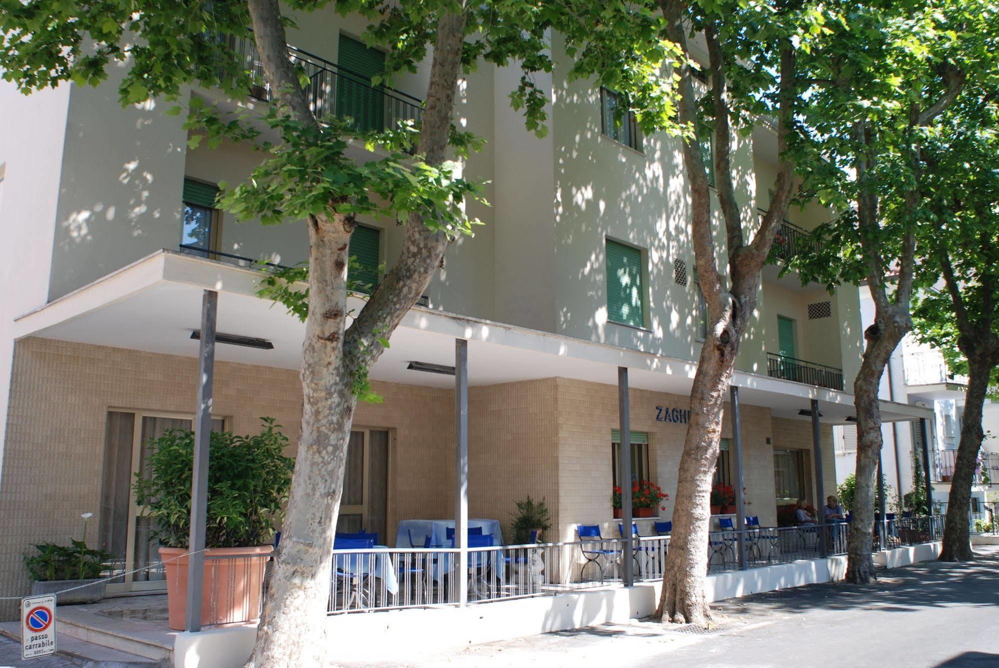 Hotel Zaghini Rimini Exteriér fotografie